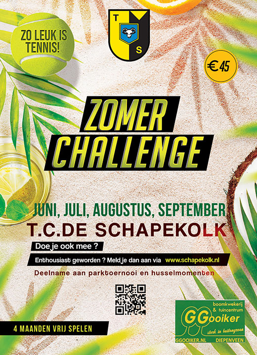 Schapekolk Tennis NL Environmental Graphics